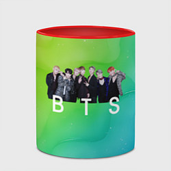 Кружка 3D BTS kpop, цвет: 3D-белый + красный — фото 2