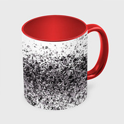 Кружка 3D Грязь, цвет: 3D-белый + красный