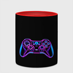 Кружка 3D Gamepad, цвет: 3D-белый + красный — фото 2