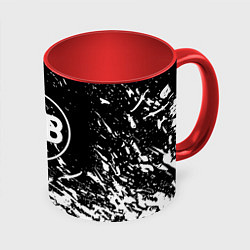 Кружка 3D Borussia белые краски, цвет: 3D-белый + красный