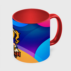Кружка 3D Genshin Impact Барбара, цвет: 3D-белый + красный