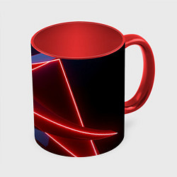 Кружка 3D Neon laser red, цвет: 3D-белый + красный