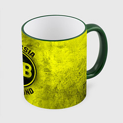 Кружка 3D Borussia Dortmund, цвет: 3D-зеленый кант