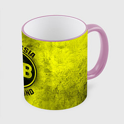 Кружка 3D Borussia Dortmund, цвет: 3D-розовый кант