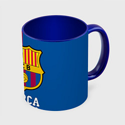 Кружка 3D Barca Football, цвет: 3D-белый + синий