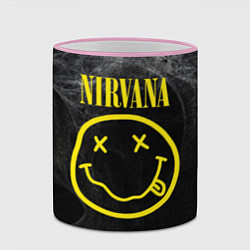 Кружка 3D Nirvana Smoke, цвет: 3D-розовый кант — фото 2