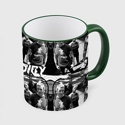 Кружка 3D The Prodigy, цвет: 3D-зеленый кант