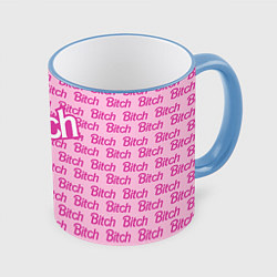 Кружка цветная Bitch Barbie