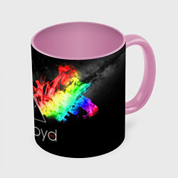 Кружка 3D Pink Floyd, цвет: 3D-белый + розовый