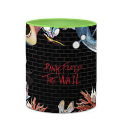 Кружка 3D Pink Floyd: The Wall, цвет: 3D-белый + светло-зеленый — фото 2