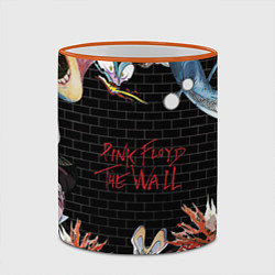 Кружка 3D Pink Floyd: The Wall, цвет: 3D-оранжевый кант — фото 2