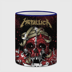 Кружка 3D Metallica: XXX, цвет: 3D-синий кант — фото 2