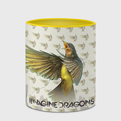 Кружка 3D Imagine Dragons: Fly, цвет: 3D-белый + желтый — фото 2