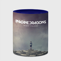 Кружка 3D Imagine Dragons: Night Visions, цвет: 3D-белый + синий — фото 2