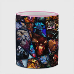 Кружка 3D Dota 2: All Pick, цвет: 3D-розовый кант — фото 2