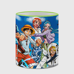 Кружка 3D One Piece, цвет: 3D-светло-зеленый кант — фото 2