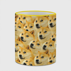 Кружка 3D Doge, цвет: 3D-желтый кант — фото 2