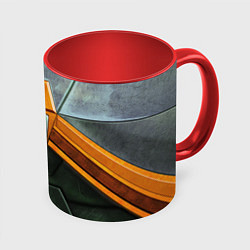 Кружка 3D Gordon Freeman: Costume, цвет: 3D-белый + красный