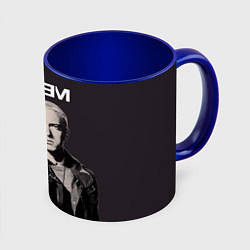 Кружка 3D Eminem: You, цвет: 3D-белый + синий