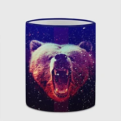 Кружка 3D Roar Bear, цвет: 3D-синий кант — фото 2