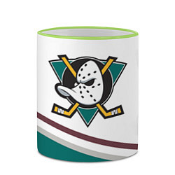 Кружка 3D Anaheim Ducks Selanne, цвет: 3D-светло-зеленый кант — фото 2