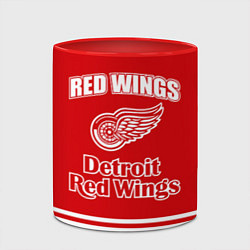 Кружка 3D Detroit red wings, цвет: 3D-белый + красный — фото 2