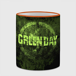 Кружка 3D Green Day: Acid Voltage, цвет: 3D-оранжевый кант — фото 2