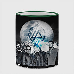 Кружка 3D Linkin Park: Moon, цвет: 3D-зеленый кант — фото 2