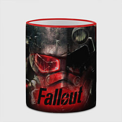 Кружка 3D Fallout Red, цвет: 3D-красный кант — фото 2