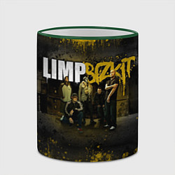 Кружка 3D Limp Bizkit: Gold Street, цвет: 3D-зеленый кант — фото 2