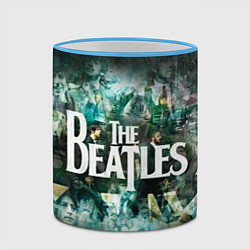 Кружка 3D The Beatles Stories, цвет: 3D-небесно-голубой кант — фото 2