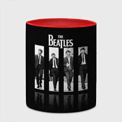 Кружка 3D The Beatles: Man's, цвет: 3D-белый + красный — фото 2