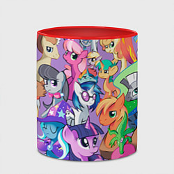 Кружка 3D My Little Pony, цвет: 3D-белый + красный — фото 2