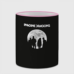 Кружка 3D Imagine Dragons: Moon, цвет: 3D-розовый кант — фото 2