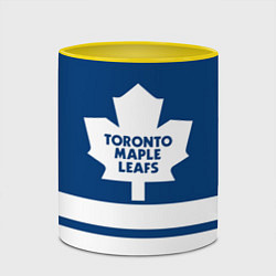 Кружка 3D Toronto Maple Leafs, цвет: 3D-белый + желтый — фото 2