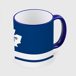 Кружка 3D Toronto Maple Leafs цвета 3D-синий кант — фото 1