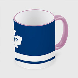 Кружка 3D Toronto Maple Leafs, цвет: 3D-розовый кант