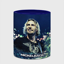 Кружка 3D Nickelback: Chad Kroeger, цвет: 3D-белый + синий — фото 2