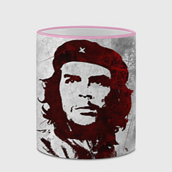 Кружка 3D Че Гевара, цвет: 3D-розовый кант — фото 2