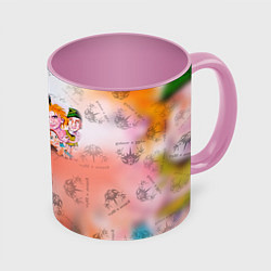 Кружка 3D Король и Шут, цвет: 3D-белый + розовый