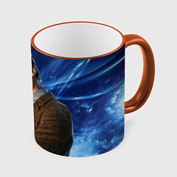 Кружка 3D 11th Doctor Who, цвет: 3D-оранжевый кант