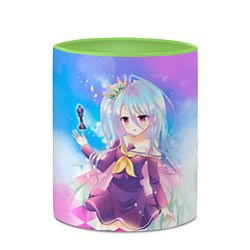 Кружка 3D No Game No Life, цвет: 3D-белый + светло-зеленый — фото 2
