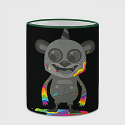 Кружка 3D Bear, цвет: 3D-зеленый кант — фото 2