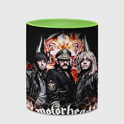Кружка 3D Motorhead Band, цвет: 3D-белый + светло-зеленый — фото 2