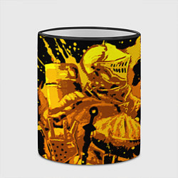 Кружка 3D Dark Souls: Gold Knight, цвет: 3D-черный кант — фото 2