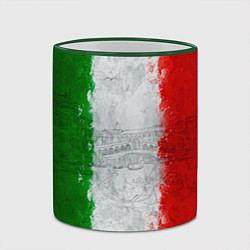 Кружка 3D Italian, цвет: 3D-зеленый кант — фото 2