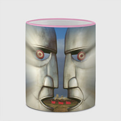 Кружка 3D Pink Floyd The division bell, цвет: 3D-розовый кант — фото 2