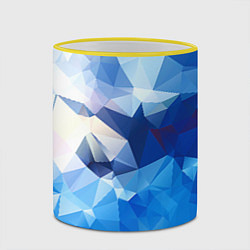 Кружка 3D Абстракция, цвет: 3D-желтый кант — фото 2