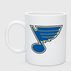 Кружка керамическая St Louis Blues, цвет: белый