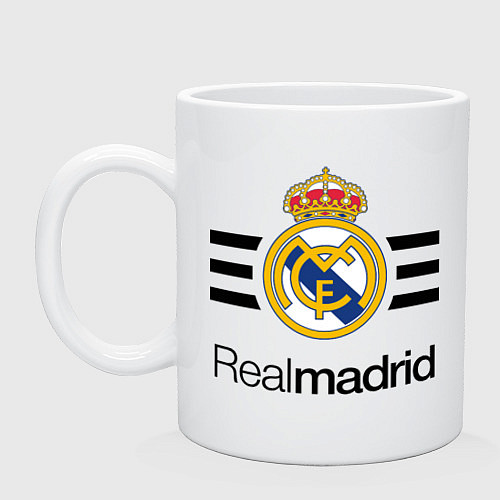 Кружка Real Madrid Lines / Белый – фото 1